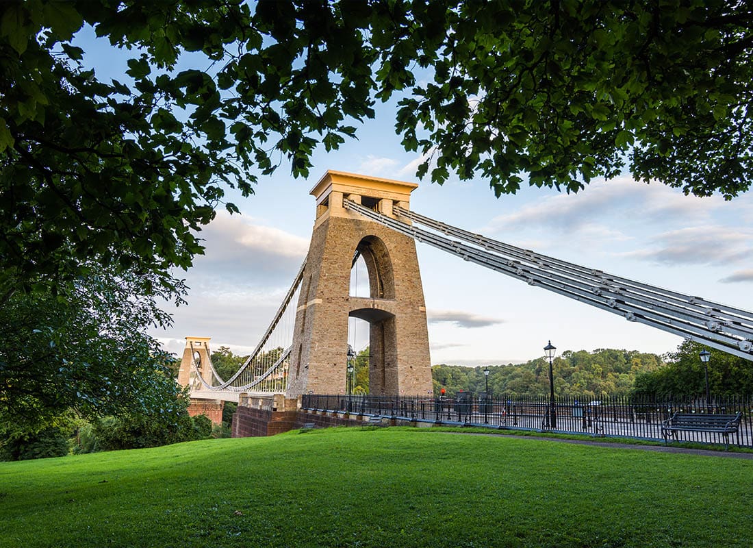 Avon, NY - Clifton Suspension Bridge on Morning